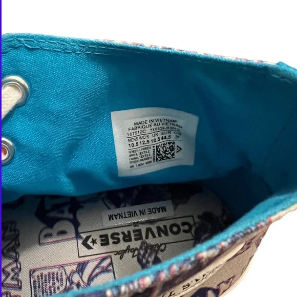 Size 10.5 Converse Chuck 70 High x DC Comics x Chinatown Market 3D Batman - Picture 10 of 11